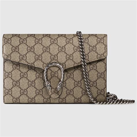 gucci dionysus wallet on chain black suede|Gucci signature wallet on chain.